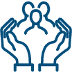 100000 people helped with rebates icon